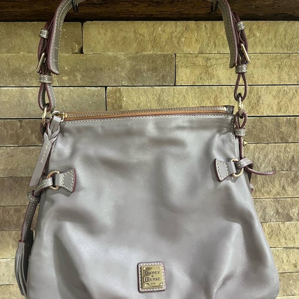 Dooney & Bourke Gray Florentine Shoulder Bag